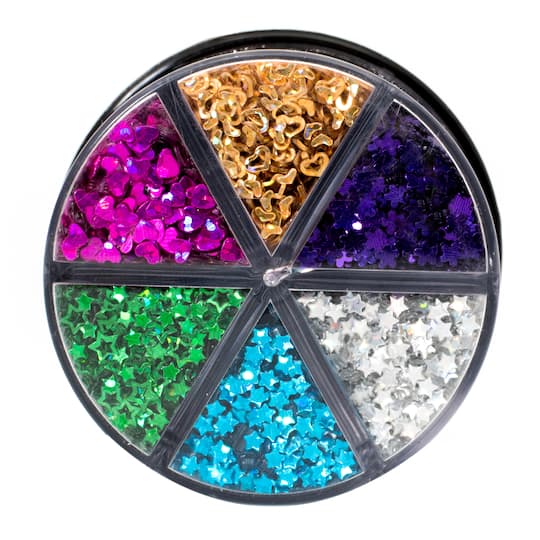 Signature™ Iridescent Shapes Glitter Caddy by Recollections™